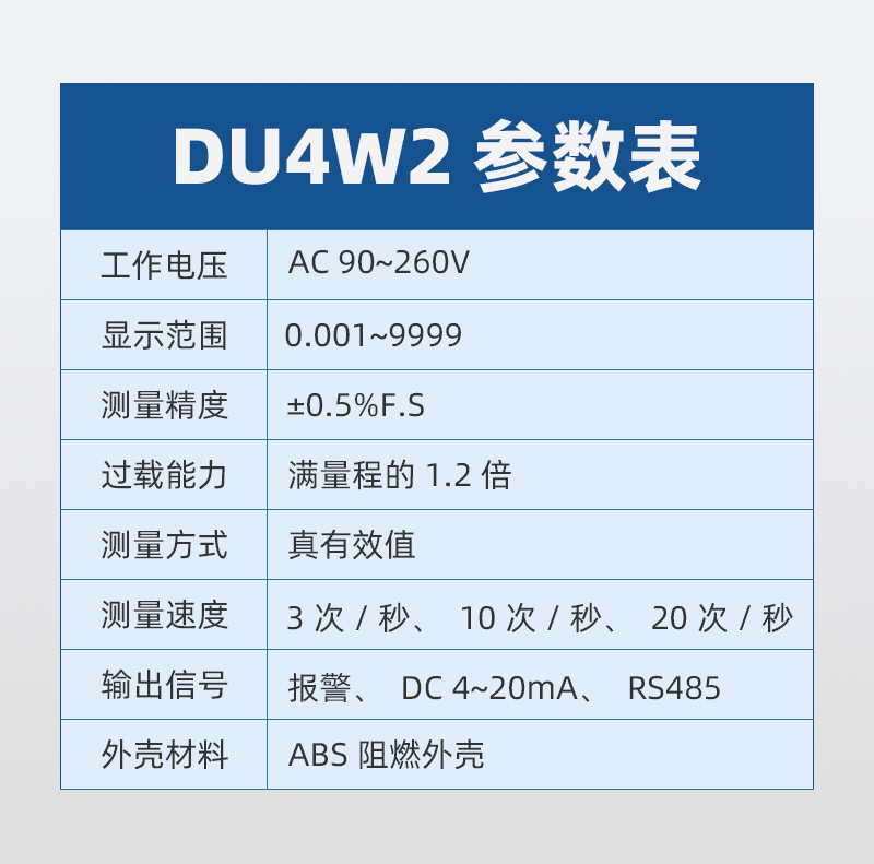 11-DU4W2-参数模块
