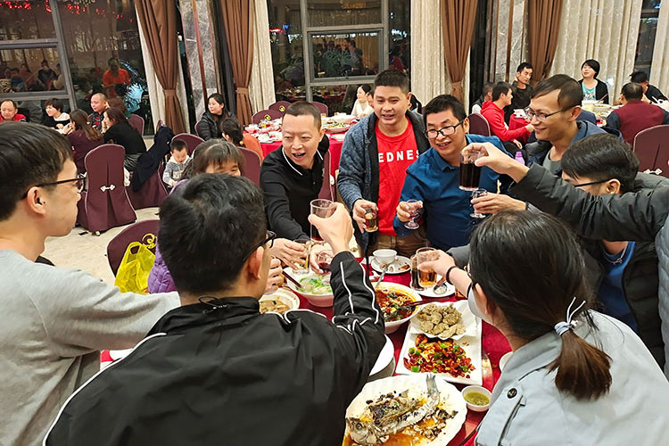 北崎电气团年饭12